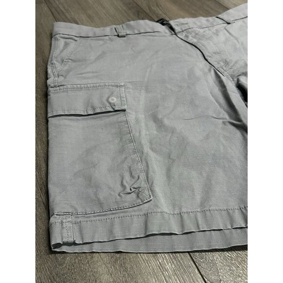 Lot Of 2 Dockers Men 36 Solid Khaki Cotton Smart Tech 360 Cargo Short - Picture 6 of 13